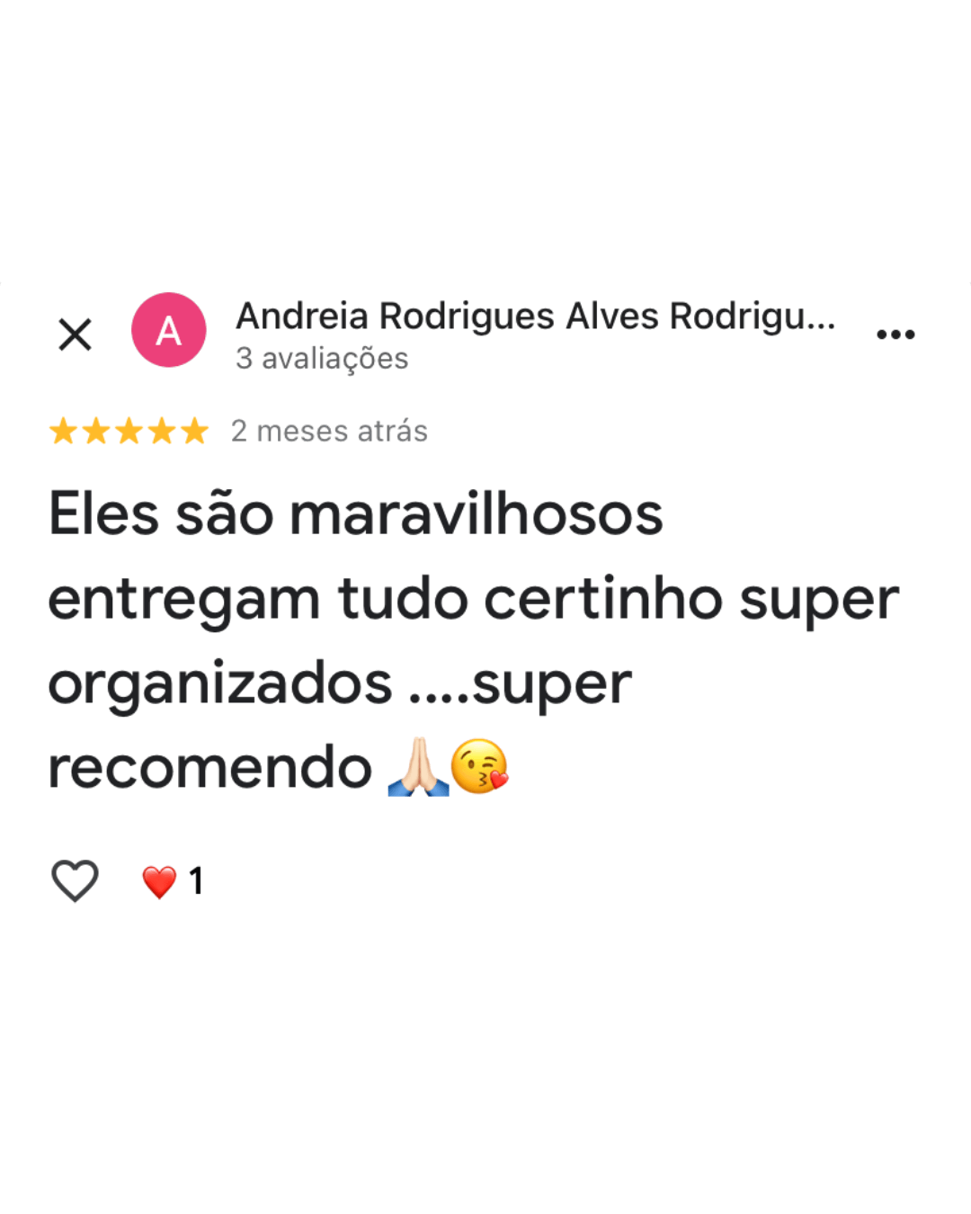Avaliação Google 4