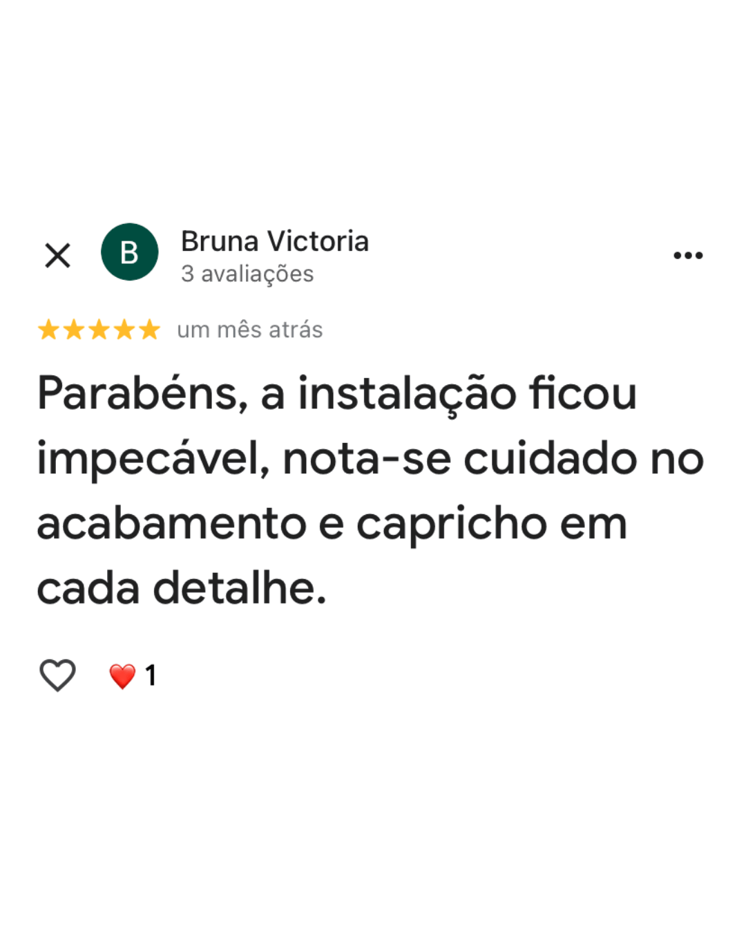 Avaliação Google 4