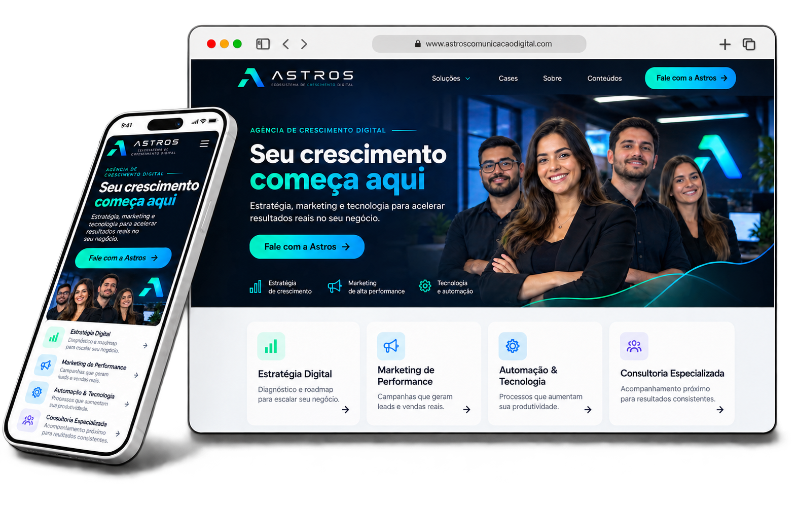 Astros — SITES E LANDING PAGES