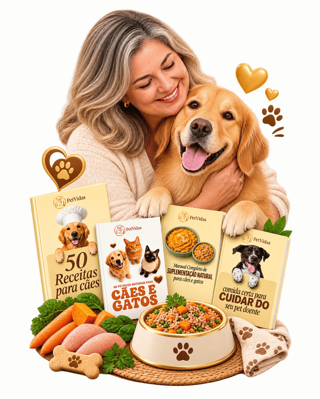 Combo Completo PetVidas com tutor e cão