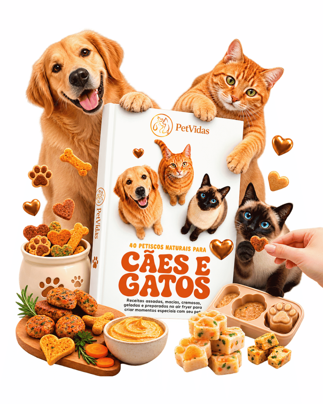 Petiscos naturais para gatos PetVidas